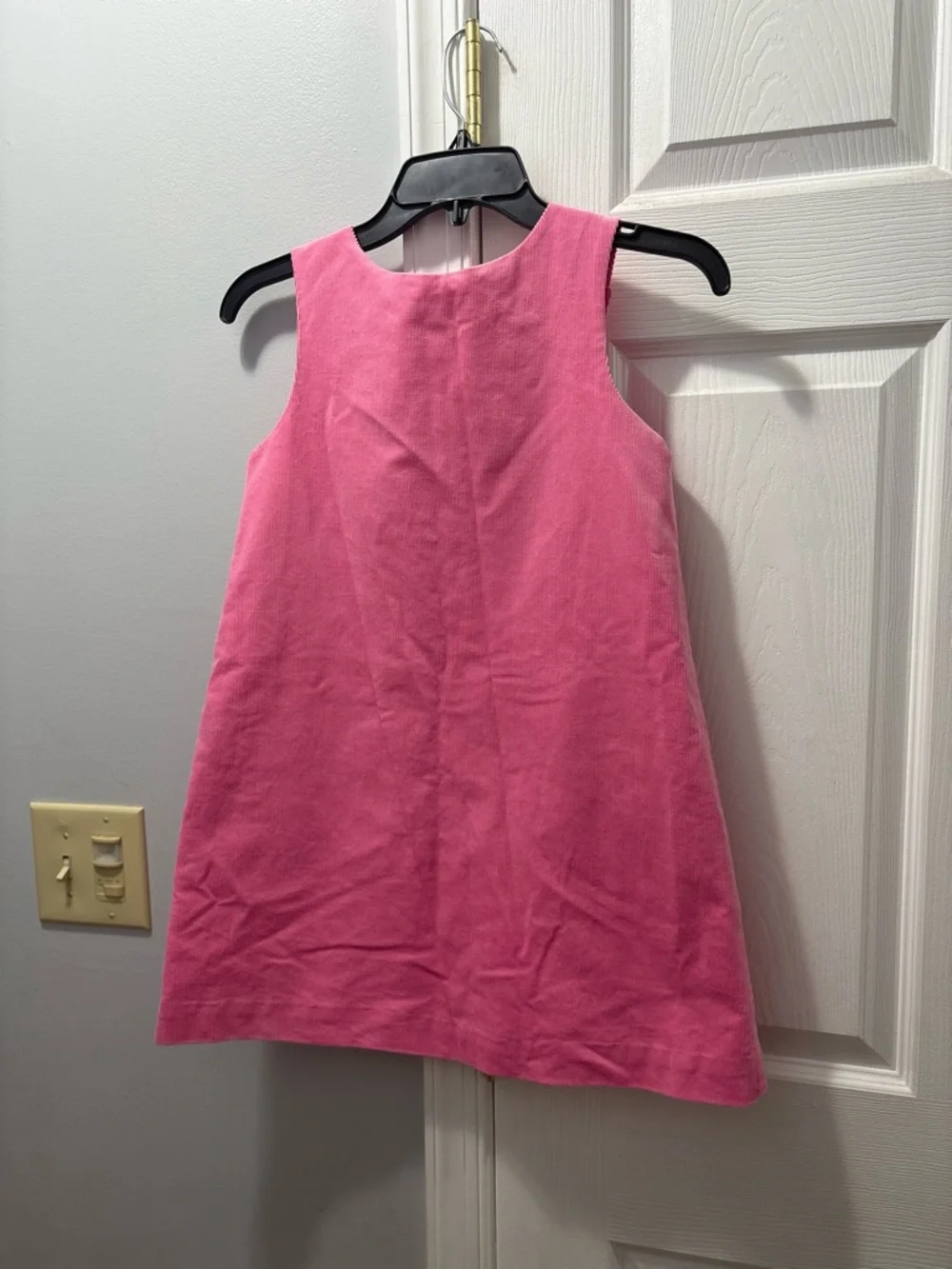TBBC Juliet Jumper Corduroy Hamptons Pink With Brass Buttons